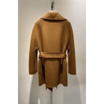 Short Water Wave Pattern Cashmere Coat Q41 (Please consult customer service to confirm the size before placing a custom order)